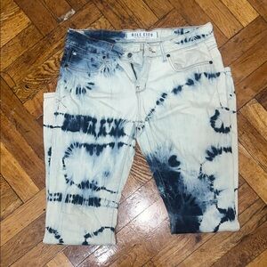 Hill City Women's Tie-Dye Boot Cut Jeans